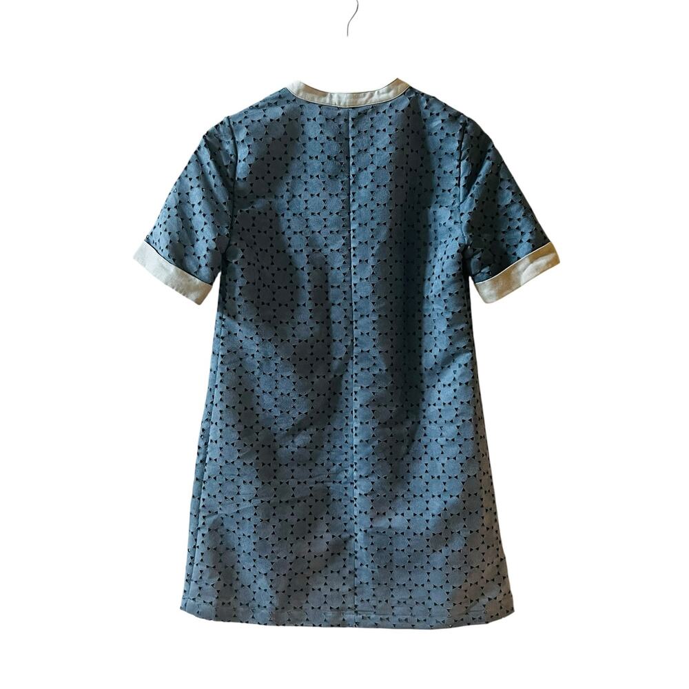 Bcbgeneration Lacer Cut Short Sleeve Shift Dress Size XS Slate - Picture 3 of 7